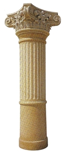 Column Pillars, Marble Column, Carved Stone Pillar