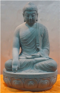 Grey Granite Buddha Statues