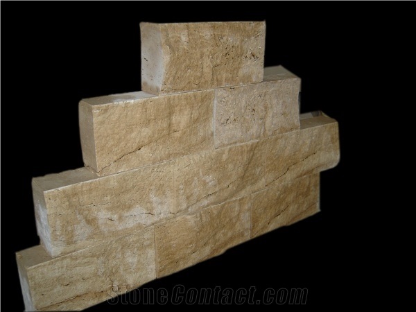 Split Face Travertine Brick, Building Stone