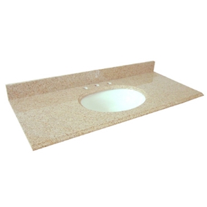 G682 Yellow Granite Vanity Top