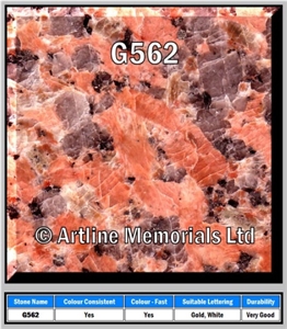 G562 Granite - Maple Red Granite