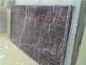 Black Gold Marble Slab, Pakistan Black Marble