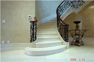Limestone Specially Made Staircase