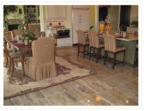 Beige Travertine Floor Tiles