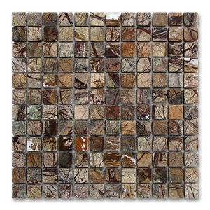 Bidasar Brown Marble Mosaic
