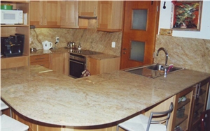 Golden Granite Kitchen Work Tops