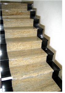 Yellow Granite Stairs