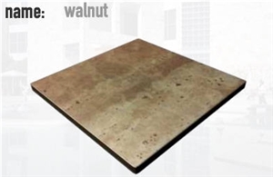 Walnut Travertine Slabs & Tiles, Turkey Brown Travertine