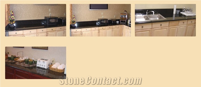Black Granite Kitchen Counter Tops