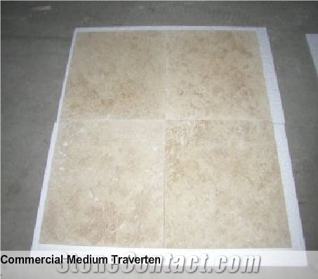 Commercial Medium Travertine Slabs & Tiles, Turkey Beige Travertine