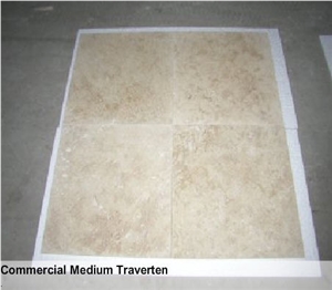 Commercial Medium Travertine Slabs & Tiles, Turkey Beige Travertine