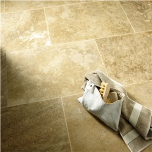 Classic Light Travertine Honed Filled