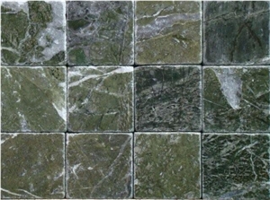 Tumbled Teos Green Marble