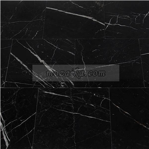 China Marquina Marble Slabs & Tiles, China Black Marble