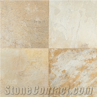Golden White Quartzite Slabs & Tiles, China Beige Quartzite