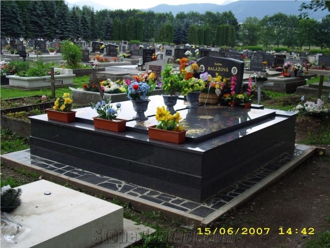 Black Granite Graves and Memorials