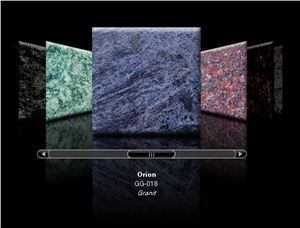 Orion Blue Granite Slabs & Tiles, India Blue Granite
