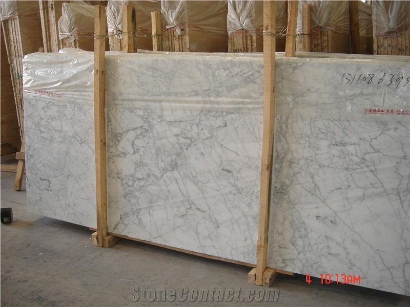 Bianco Carrara Marble Slab, Italy White Marble