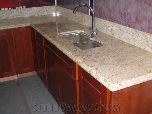 Diamond Like Flowers Granite Countertops