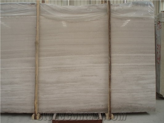Grey Wood Grain Marble Slab, China Grey Marble