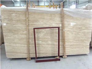Yellow Travertine Slabs, Turkey Yellow Travertine