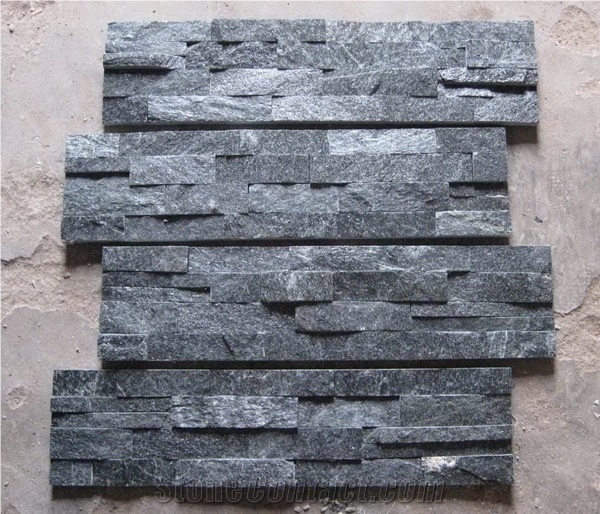 Black Quartzite Cultured Stone Ledge