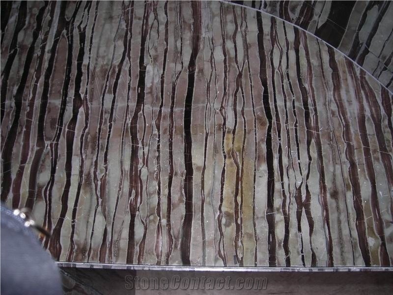 Lava Wave Onyx Slabs & Tiles, China Brown Onyx
