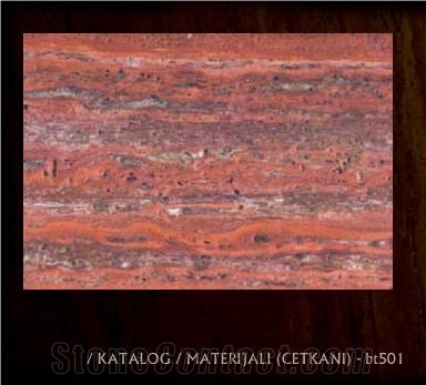 Persian Red Travertine Slabs & Tiles