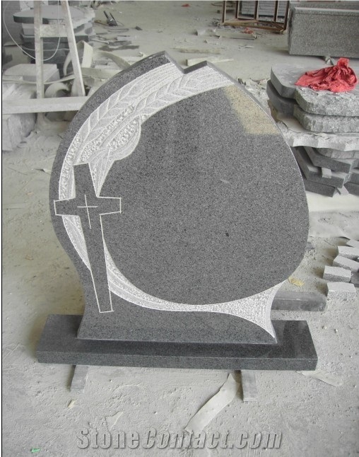 G654 Granite Headstone