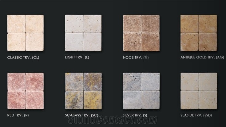 Tumbled Travertine Tile Collection