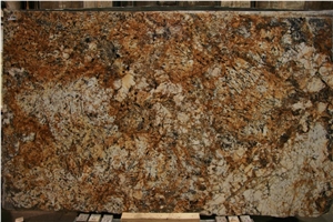 Mascarello Granite Slabs, Brazil Yellow Granite