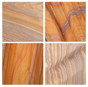Rainbow Sandstone Slabs & Tiles