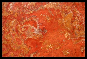 Persiano Red Travertine Slabs & Tiles, Iran Red Travertine