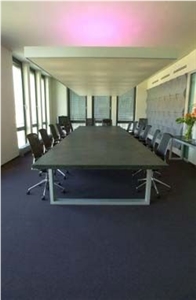 Conference Table in Black Slate