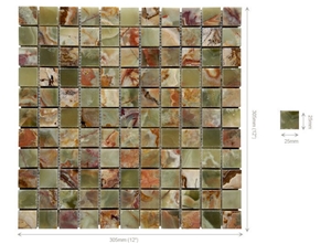 Pakistan Green Onyx Mosaic