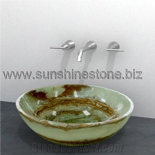 Green Onyx Vessel Sink From China 66881 Stonecontact Com