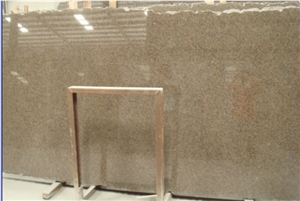 Popular Surfaced Polished Tropic Brown Granite Slab Decorative Stone