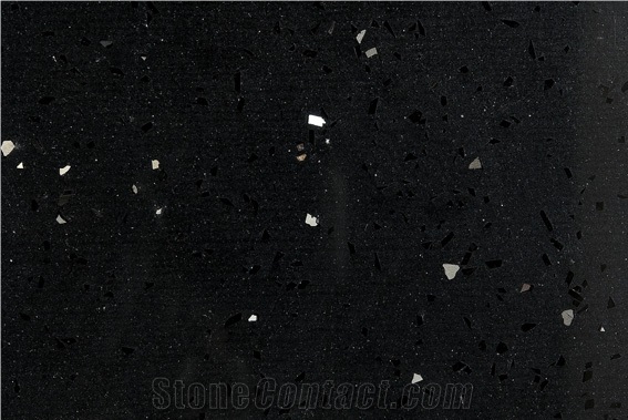 Silver Star-black Quartz Stone