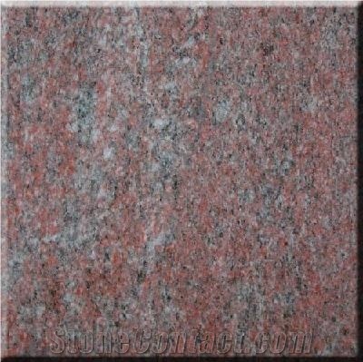 Red Multicolor Granite Tile