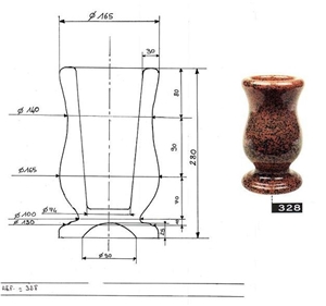 Funeral Ceramic Vases, Plaques and Flower Pots