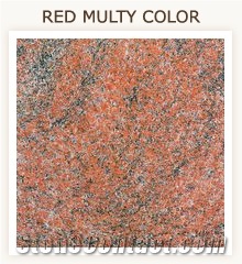 Red Multy Color Granite