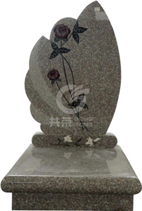 G664 Pink Granite Western Style Monuments