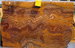 Multicolor Red Onyx Extra 2cm Slabs, Pakistan Red Onyx