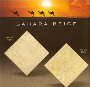 Crema Sahara Limestone Slabs & Tiles, Turkey Beige Limestone