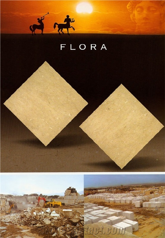 Flora Marble Blocks, Beige Marble Blocks