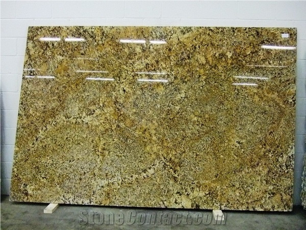 Persa Gold Granite Slab, Brazil Yellow Granite