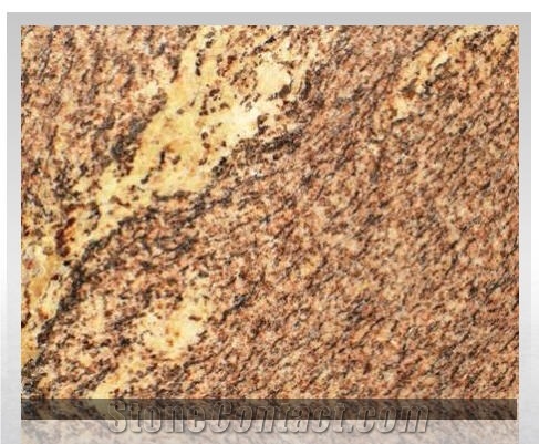 Juparana California Granite Slabs & Tiles, Brazil Yellow Granite
