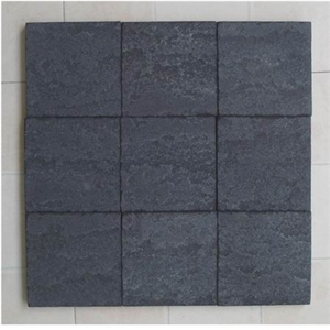 Black Basalt Flamed and Brushed,Black Pearl Wall Cladding Covering, Cut-To-Size,Chinese Black Basalt ,Dark Bluestone,For Walling, Flooring