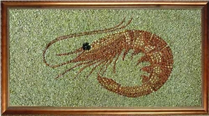 Pebble Stone Mosaic Picture,Art Works