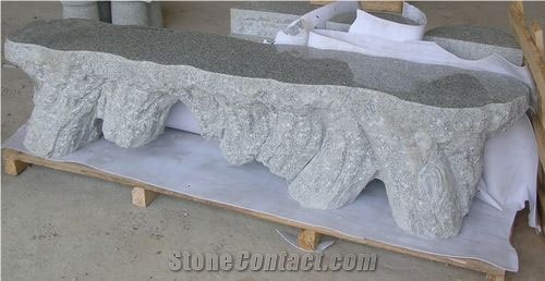 Grey Granite Bench